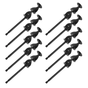10Pcs Epoxy Resin Paddle Mixer Drill Attachment Paint Stirrer Plastic Mixing Paddle for Paint Stirring Homogeneous Blend