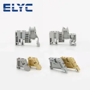 End Stop Bracket E/UK E/UK3 EW35 WKF35 Mounting NS 35 DIN Rail Terminal Block Fixed CLIPFIX Screwless Tool-free End Clamp