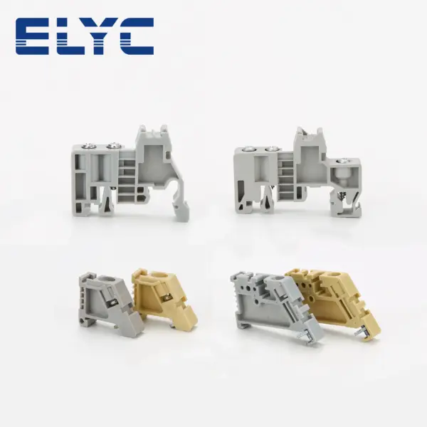 End Stop Bracket E/UK E/UK3 EW35 WKF35 Mounting NS 35 DIN Rail Terminal Block Fixed CLIPFIX Screwless Tool-free End Clamp
