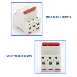 Miniature Circuit Breaker Reliable 3P DC1000V Solar Mini Circuit Breaker 10A/16A/32A/50A/63A DC Photovoltaic MCB