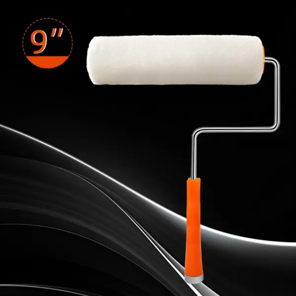 9 inch X 1.5 inch cage roller frame   paint roller 8MM shaft handle internal thread with extension pole high position brush;