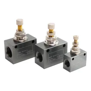 ASC100-06 ASC200-08 ASC300-10 ASC-15 Pneumatic One-Way Throttle Valve Adjustable Flow adjustment Speed Control Valve