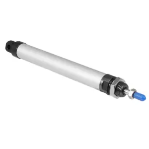 16Mm Bore 100Mm Stroke Pen Type Pneumatic Air Cylinder Double Acting Single Rod Aluminum Alloy Thickened Body Sealed Rod