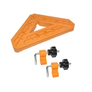 For 45 Degree And 90 Degree Wood Joinery Fixing And Board Positioning Tasks Triangular Modular Corner Clamp Kit