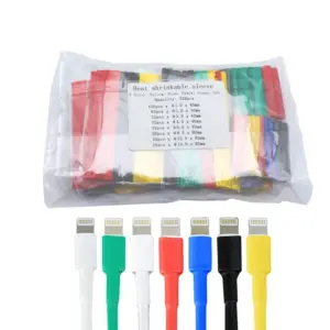 Color heat shrink tubing DIY repair tool kit, high temperature resistant, waterproof, leak proof 328 pieces