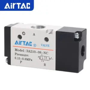 AirTAC Pneumatic Two Position Three Ventilation Control Air Valve 3A110-M5NC 3A110-06NC 3A210-08NO 3A310-08NC 3A310-10NO