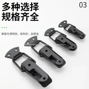 2 PCS Toggle Latches Spring Loaded Clamp Clip Case Box Latch Catch Toggle Tension Lock Lever Clasp Closures Crate Lock Snap