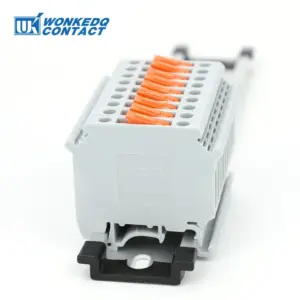 10Pcs UK5-MTK-P/P Knife-Disconnect Terminal Block Din Rail, Universal Screw Terminals, Wire Electrical Connector UK-5-MTK-PP