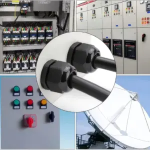 Cable Gland Waterproof 50 pcs Adjustable 3-16mm Waterproof Cable Connectors PG7 PG9 PG11 PG13.5 PG16 PG19 Plastic Cable Gland