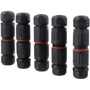 5Pcs Outdoor Cable Gland Waterproof Electrical Connector IP68 Nylon Flame Retardant Cable Protector for Security Camera Fish