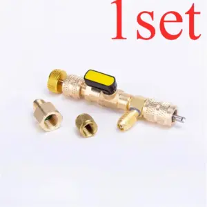 1set for Home Air Conditioner Valve Core Valve Needle Quick Replacement Removal Tool Air Conditioner Repair Wrench Refrigerant