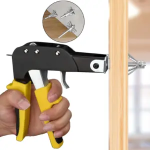 Heavy Duty Metal Setting Tool Hollow Wall Metal Cavity Anchor Plaster Board Fixing Gun Hand Tool Portable Wall Anchor Gun M4M5M6