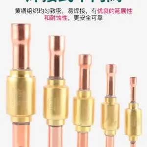 CV type one-way valve, right angle pipe diameter check valve, air conditioning cold storage unit refrigerant check valve, welded