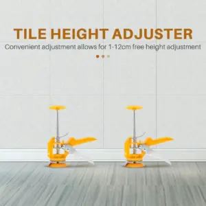 A89X 2Pcs Tile Leveling System Leveler Wall Tile Paving Locator Tool Clip Floor Installation Tile Alignment Tools
