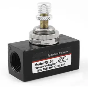 One Way 15mm Dia Pipe Throttle Flow Control Valve RE-03