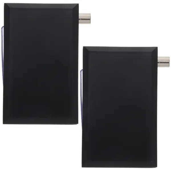 2Pcs Frameless Glass Door Hinges Pivot Clamp Black Matte Zinc Alloy Heavy Duty Hinge for Seamless Modern Interior