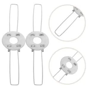12Pcs Lampshade Spring Clip Metal Fixing 120Mm Two Forks Light Shade Clamp Adapter for Pendant Lanterns DIY Lighting Accessories