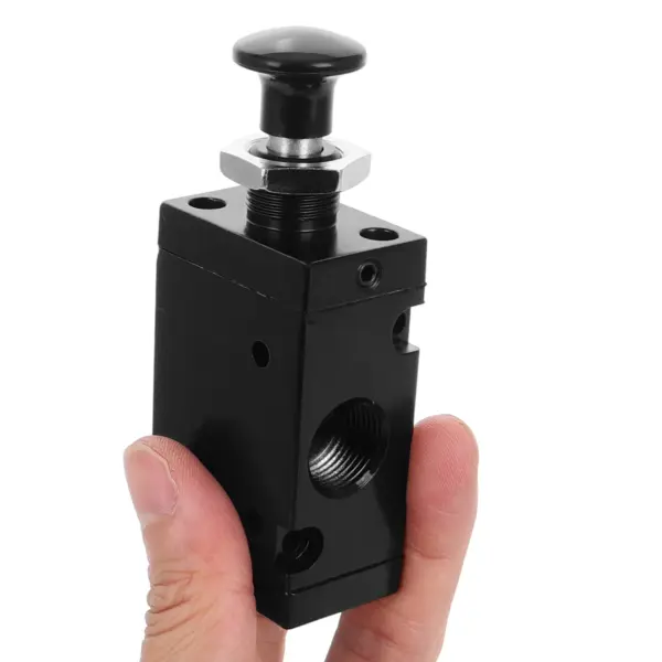 1Set Pneumatic Hand Lever Valve Heavy-Duty Push-Pull Manual Control Valve for Air Systems Solenoids Pneumatic Systems Supply