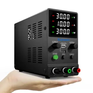 3010M DC Power Supply Variable,0-32V 0-10A Switching Bench Power Supply with 20W USB&Type-C Quick-Charge, Output Switch