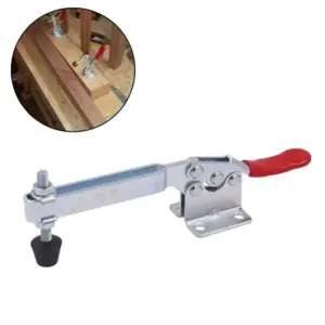 New Horizontal Toggle Clamp Hand Tools Quick Release Welding Fixture Clamp Push-pull U Shape Metal Horizontal Clamping
