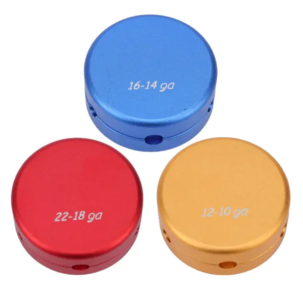 3PCS Dual Cavity Butt Connector Mould Weather Proof Wire Splicing Mould for 12-10AWG 16-14AWG 22-18AWG Wires Car Marine Use
