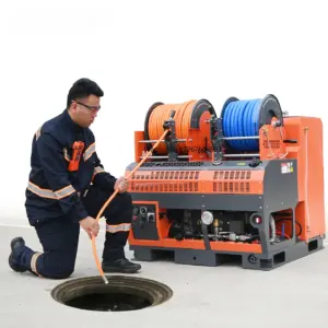 Warrior  4000psi 300bar 8gpm Sewer Unblocking Sewer Jetting Machine for Cleaning Sewage High Pressure Water Jet Drain Jetter