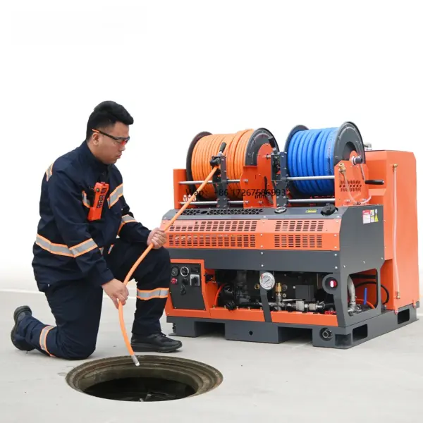 Warrior  4000psi 300bar 8gpm Sewer Unblocking Sewer Jetting Machine for Cleaning Sewage High Pressure Water Jet Drain Jetter