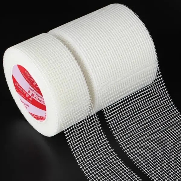 Self-Adhesive Drywall Joint Tape Alkali Resistant Fiberglass Fiber Mesh Crack Patch Tape Heavy Duty Drywall Repair Tape