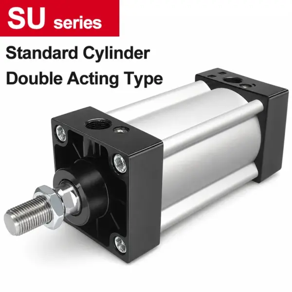 SU32/40/50/63 Standard Pneumatic Cylinder Invisible Rod Pneumatic Cylinder Big Thrust Double Acting Air Cylinder