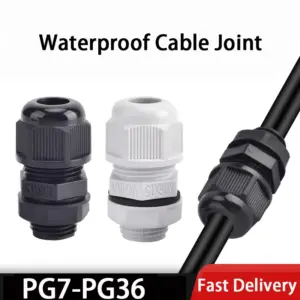 5/10pcs Waterproof Cable Gland Cable Entry IP68 PG7 for 3-6.5mm PG9 PG11 PG13.5/16/19/21 Nylon Plastic Connector Sleeve Joints