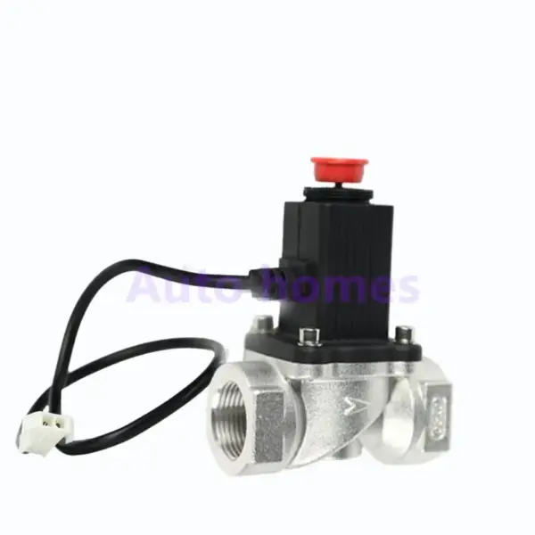 For Alarming Leak Gas Pipeline LPG Natural Gas Emergency Shut Off Solenoid Valve DC9V-12V For Home Security Alarm System 1/2"