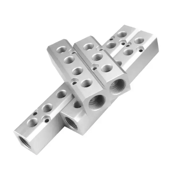 30x30mm Air PT1/2 to PT1/4  Manifold Distributor Drain Diverter Oil Exhaust Distributor Air Source Distribution Row 2-10 Way