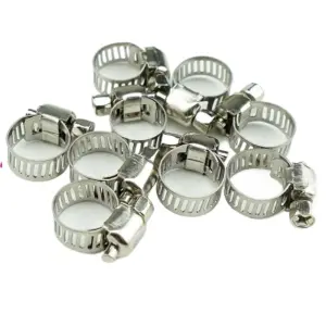 Automobile Trailer Truck Water Sprinkler Fixture Clamps Accessories Drip Brake Stainless Steel Pipe Fastening Water Pipe Clamps
