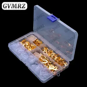 400PCS O/Y Terminal Block Pin Ring Lugs Eyes Copper Electrical Cable Connectors Non-insulated Wire Connector Tools O/Y