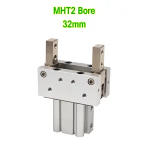 High quality MHT2 MHC2 MHY2 series MHT2-32D toggle type air gripper 2 finger double acting pneumatic robot gripper air cylinder