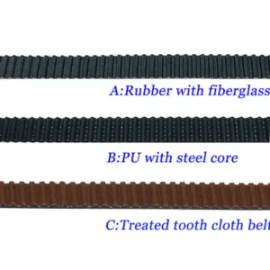 5M/6Mm Pu With Steel Core Rubber Fiberglass Timing Belt Gt2 Belt Black Color 2Gt Open Timing Belt 6Mm Width 5M For 3D Printer