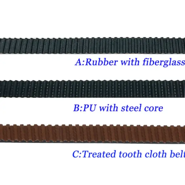 5M/6Mm Pu With Steel Core Rubber Fiberglass Timing Belt Gt2 Belt Black Color 2Gt Open Timing Belt 6Mm Width 5M For 3D Printer