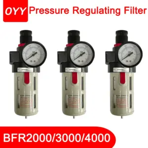 BFR2000 BFR3000 BFR4000 1/4 3/8 1/2 Air Compressor Oil Water Separator Filter Regulator Air Source Processor Manual Drainage