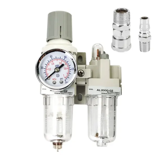 AC2010-02  Air Pump Compressor Oil Filter Regulator Trap Pneumatic Water Separator Pressure Manual Drainage Supply